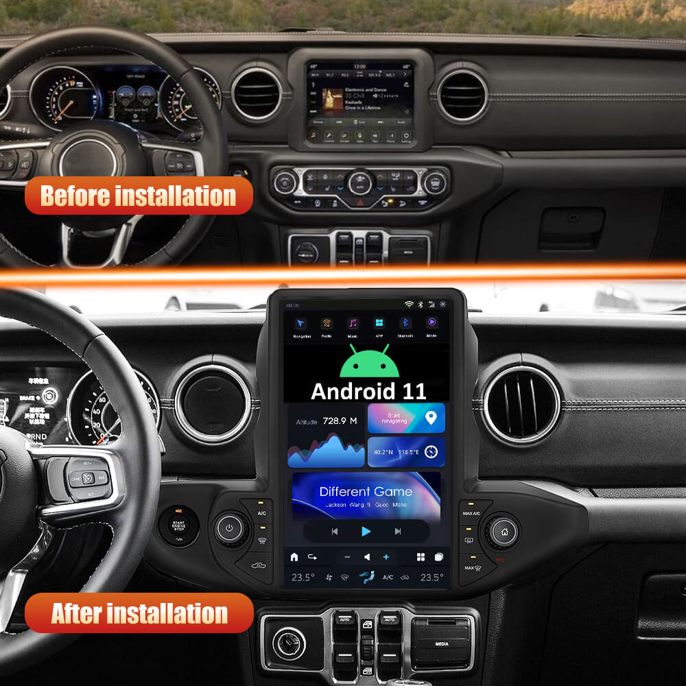 Best AuCar Tesla Android 11 13.6 inch Car Radio GPS Navi| Aucarauto
