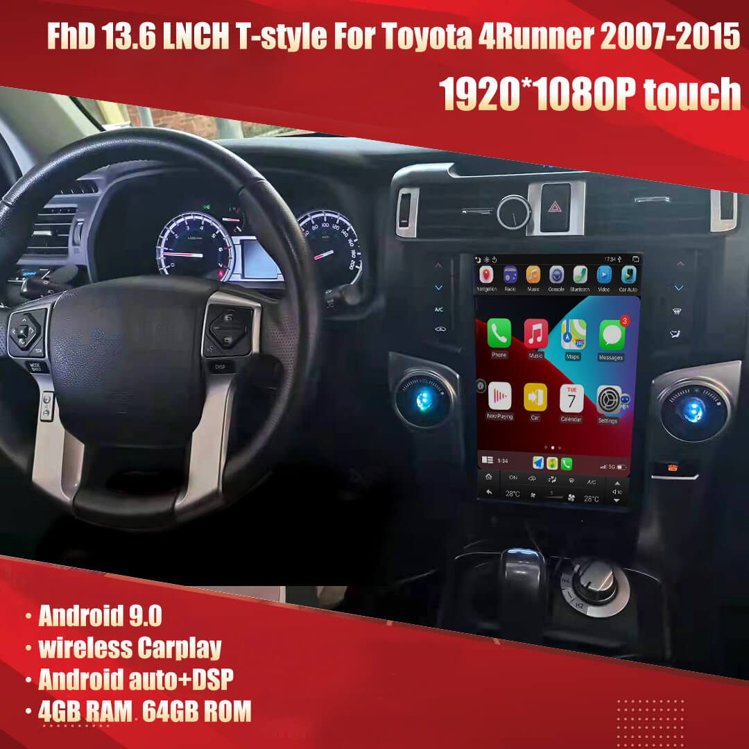 Aucar Android Dvd Player Handsfree Car Radio For Toyota 4 Runner 09 19 Stereo Gps Navigation Car Video Player Aucar