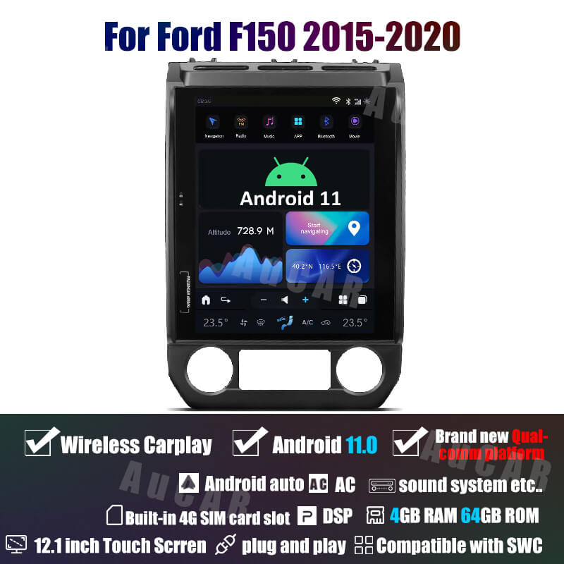 For Ford Kuga 2013-2017 Android 9.0 Car Radio Gps Navigation Multimedia  Video Player 2din Autoradio Stereo Head Unit