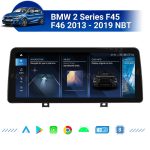 AuCar Android 13 12.3" Car Radio GPS Navigation For BMW 2 Series F45 F46 2013-2019 NBT Car Multimedia Stereo Player Car Video