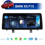 AuCar Android 13 10.25 / 12.3 Screen Size Car Radio GPS Navigation For BMW X5 F15 Car Multimedia Stereo Player Car Video