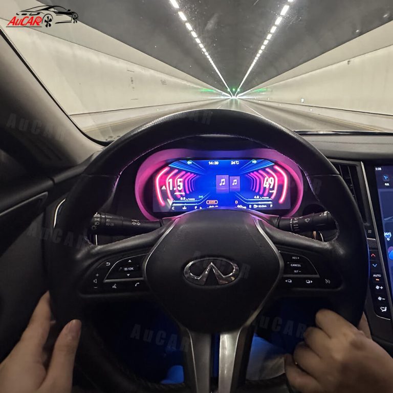 AuCAR Linux Instrument Cluster for Infiniti Q50 Q60 20142019 LCD Digital Cluster Virtual