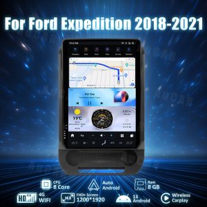 AuCar Tesla Android 13 14.5″ Car Radio GPS Navigation For Ford Expedition 2018-2021 Car Multimedia Stereo Player Car Video