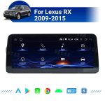 AUCAR Tesla Android 13 12.3" Car Radio GPS Navigation For Lexus RX 2009-2015 Car Multimedia Stereo Player Car Video