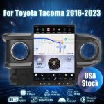 AUCAR Tesla Android 13 13.8" Car Radio GPS Navigation For Toyota Tacoma 2016-2023 Car Multimedia Stereo Player Car Video