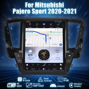 AuCar Android 12.1" Car Radio GPS Navigation For Mitsubishi Pajero Sport 2020-2021 Car Multimedia Stereo Player Car Video
