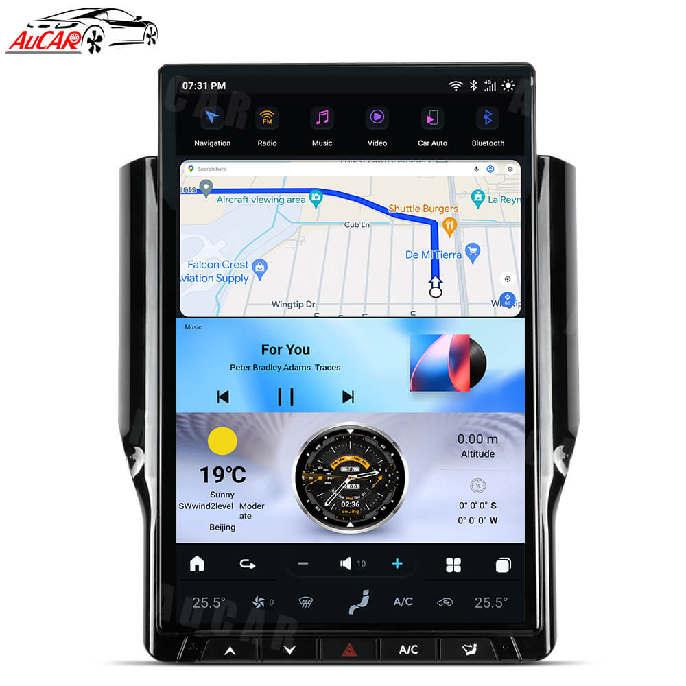 Dodge Ram Infotainment Unit with CarPlay support