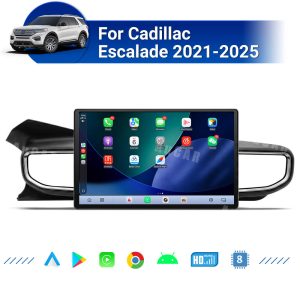 AuCar Tesla Android 12.5" Car Radio GPS Navigation For Cadillac Escalade 2021-2025